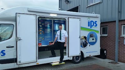 Andy Robin in the IPS Demo Van