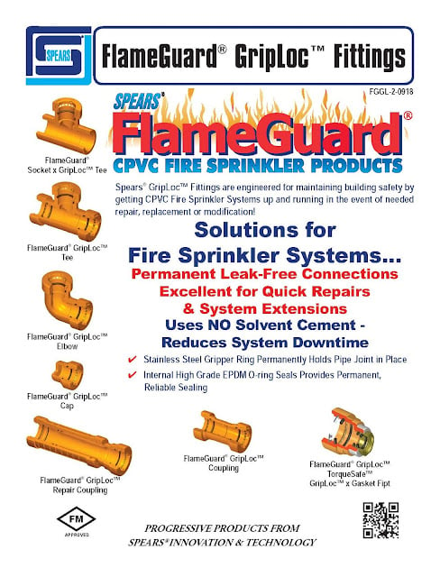 FlameGuard Griplock Fittings