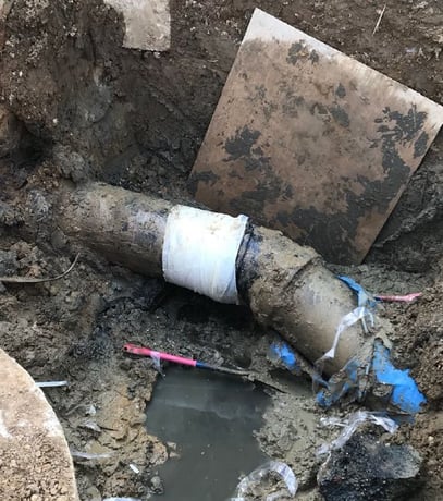 Repaired Pipe