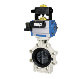 Actuated Butterfly Valve