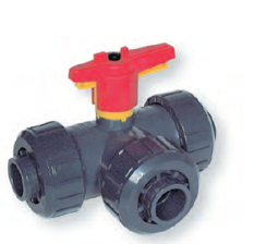 Praher Three Way Ball Valve